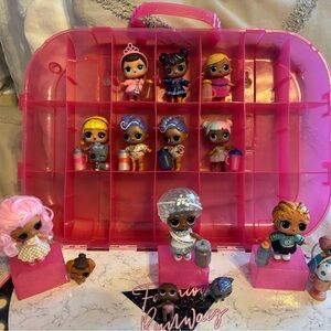 L.O.L. Surprise! Dolls with Pink Display Case